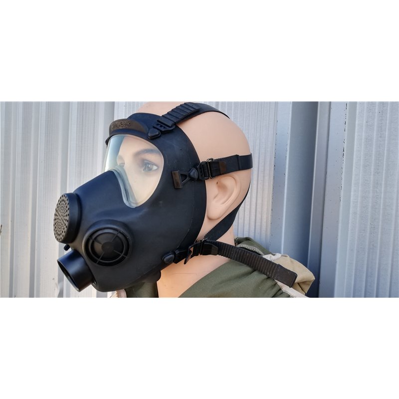 Schutzmaske FERNEZ Filter Gasmaske ABC Schutz Militär Atemschutz Armee schwarz 
