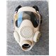 orig. Armee Schutzmaske ABC beige (sand, khaki)  mit Filter und Tasche neuwertig