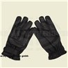 Lederhandschuhe, schwarz, mitQuarzsandfüllung