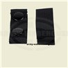 Gürtelhalter, Nylon, 4 Stk.,schwarz, mit 2 Druckknöpfen
