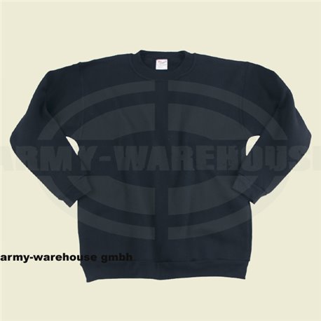Sweatshirt, schwarz, \"PC\",340g/m²