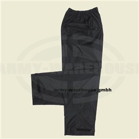 Regenhose, Polyester mit PVC,schwarz