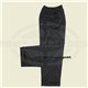 Regenhose, Polyester mit PVC,schwarz