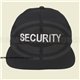 US Cap, mit Schild, schwarz,bestickt, \"SECURITY\"