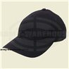 BB Cap, flach, Stofflasche,Messingv., schwarz, gebrascht