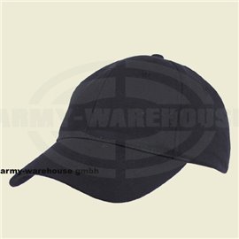 BB Cap, mit Klettverschluß,schwarz, gebogenes Schild