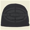 Strickmütze, \"BEANIE\", Rip,Acryl, schwarz, extra kurz