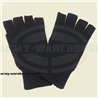Strick-Handschuhe, schwarz,ohne Finger
