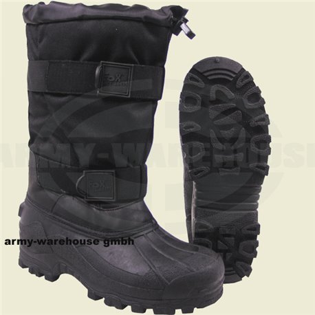 Kälteschutzstiefel, \"Fox 40 C\"mit Gummisohle, schwarz