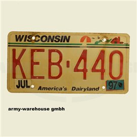 KFZ-Kennzeichen, USA