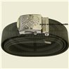 Bundesheer Hosengürtel oliv, Schnalle silber, neu