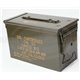 orig. US Munitionsbox für CAL .50, 100 Cartridges, Metallbox, Ammunition Box M-2