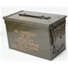 orig. US Munitionsbox für CAL .50, 100 Cartridges, Metallbox, Ammunition Box M-2