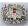 österr. Bundesheer Barett/Tellerkappen-Abzeichen, ÖBH Adler, BH, silber - gebraucht