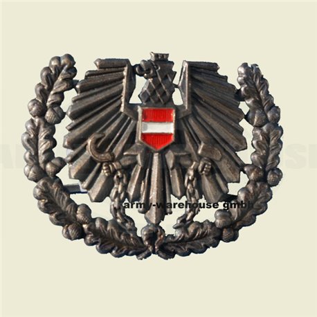 österr. Bundesheer Barett/Tellerkappen-Abzeichen, ÖBH Adler, BH, bronze
