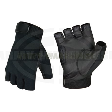 Half Finger Shooting Gloves - schwarz (black)