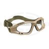 Combat Goggles Clear - Tan