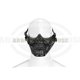 Skull Half Face Mask - schwarz (black)