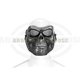 Skull Face Mask Metallic