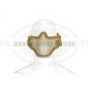 Steel Half Face Mask - Tan