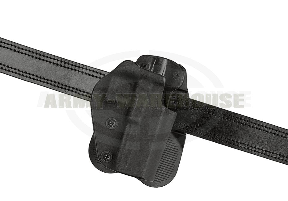 Open Top Kydex Holster für Glock 17 Paddle - schwarz (black)