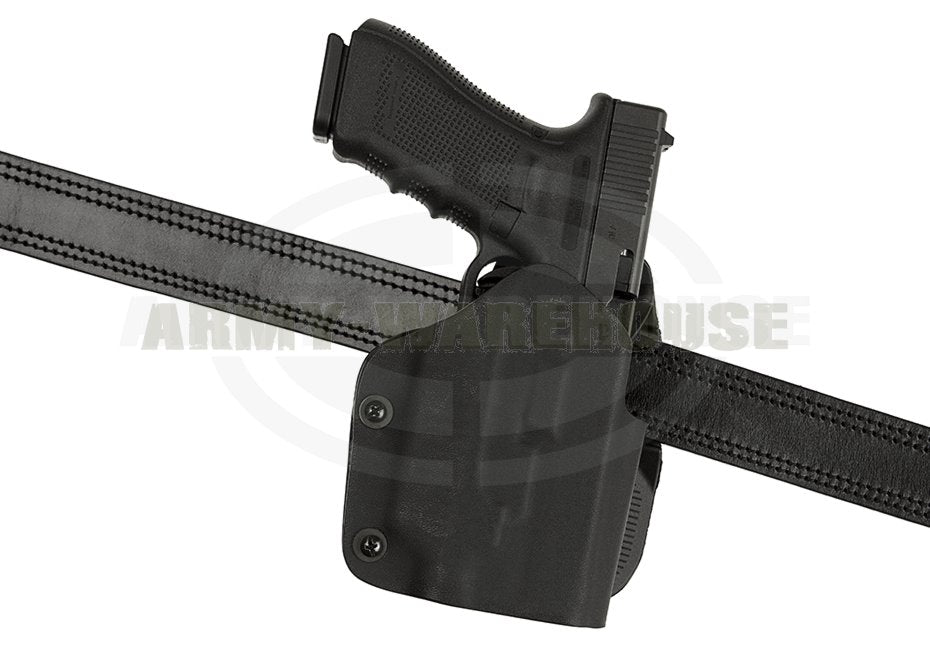 Open Top Kydex Holster für Glock 17 GTL Paddle - schwarz (black)