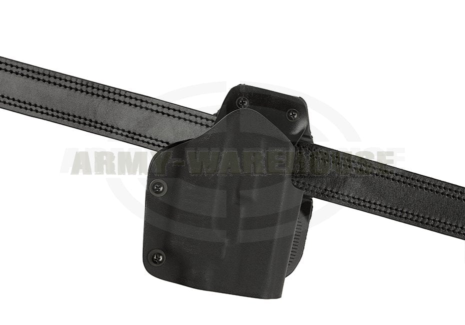 Open Top Kydex Holster für Glock 17 GTL Paddle - schwarz (black)