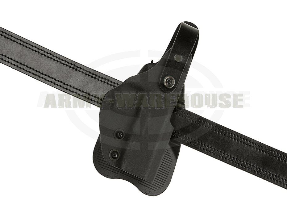 Thumb-Break Kydex Holster für Glock 19 Paddle - schwarz (black)