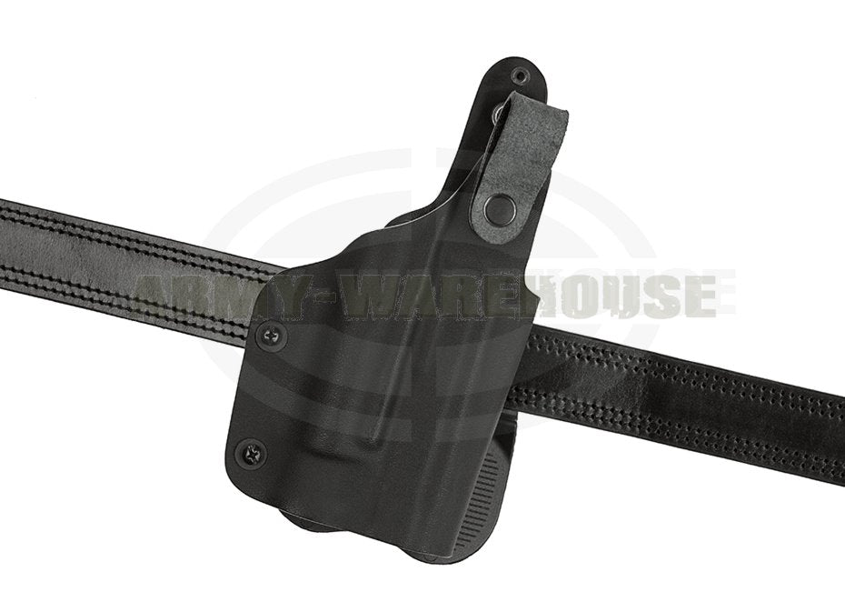 Thumb-Break Kydex Holster für Glock 17 M3 / M6 Paddle - schwarz (black)