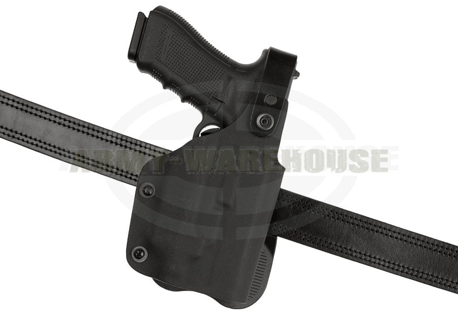Thumb-Break Kydex Holster für Glock 17 GTL Paddle - schwarz (black)