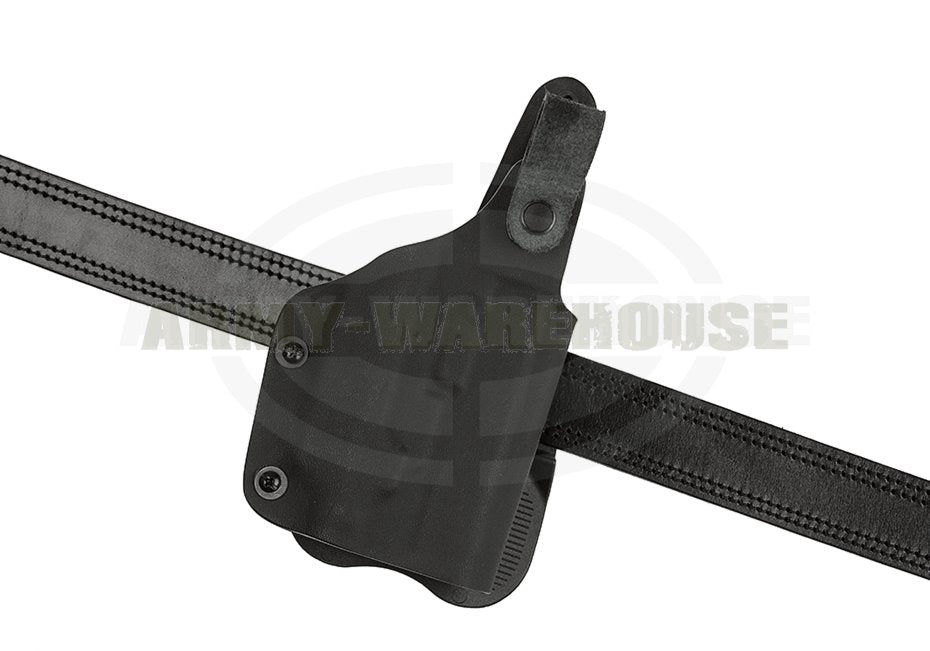 Thumb-Break Kydex Holster für Glock 17 GTL Paddle - schwarz (black)