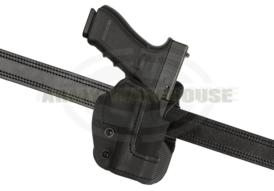 KNG Open Top Holster für Glock 17 Paddle - schwarz (black)