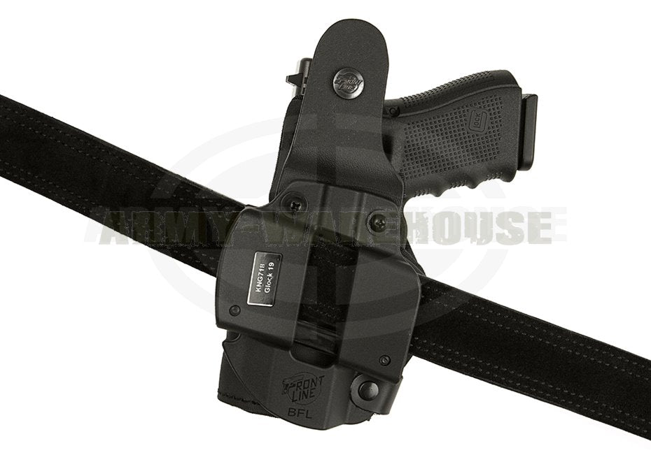KNG Thumb-Spring Holster für Glock 19 BFL - schwarz (black)
