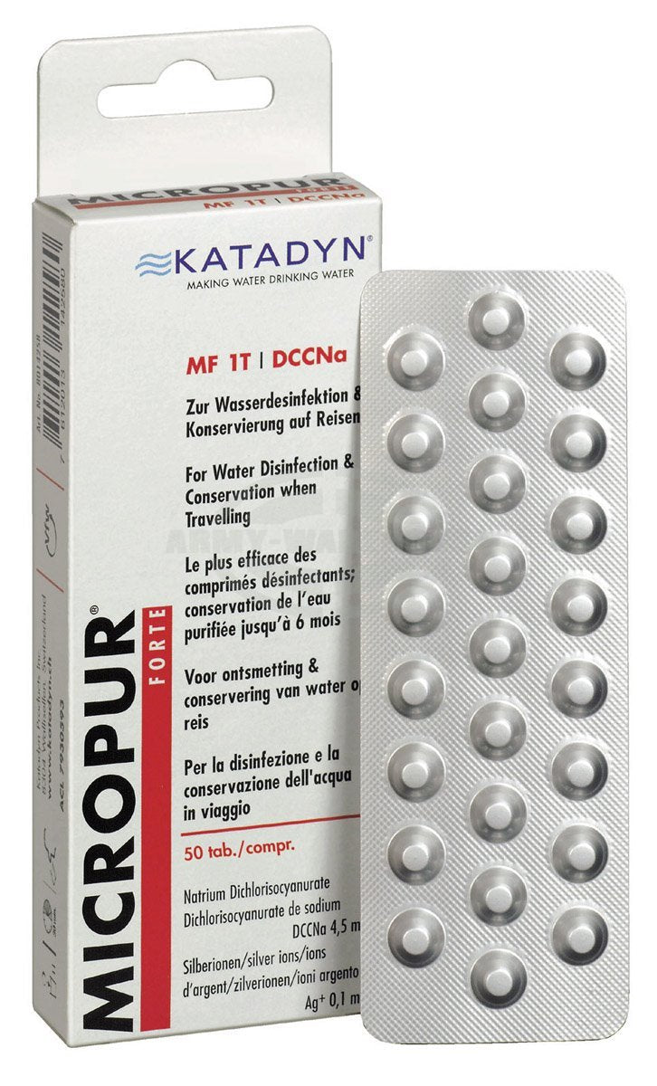 Katadyn, "Micropur Forte MF 1T", 50 Tabletten