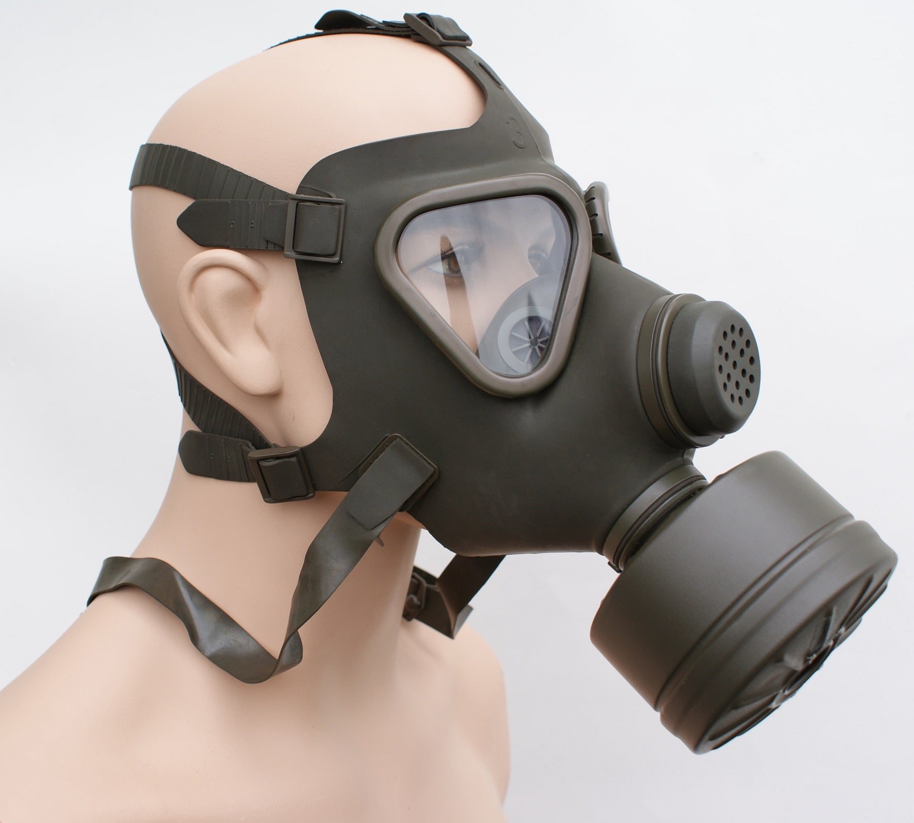 Bundesheer ABC Schutzmaskenset, BH Schutzmaske mit Filter & Tasche, sehr guter Zustand