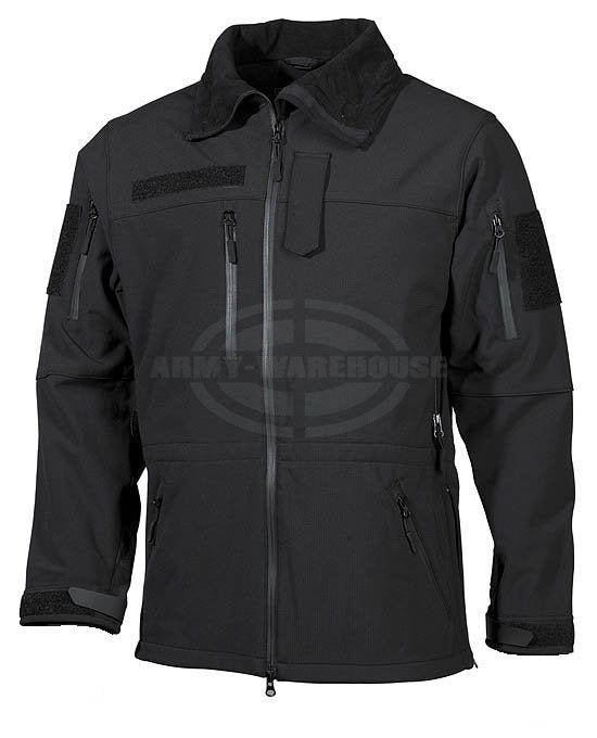 Bundesheer Softshell Jacke "High Defence", schwarz