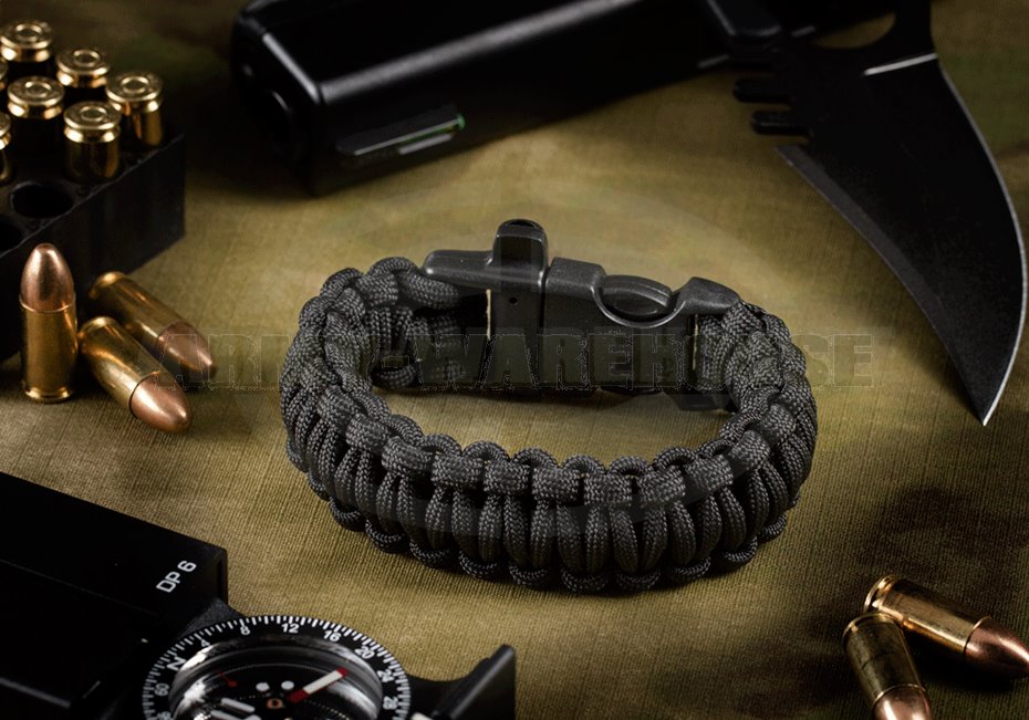 Survival Bracelet - schwarz (black)