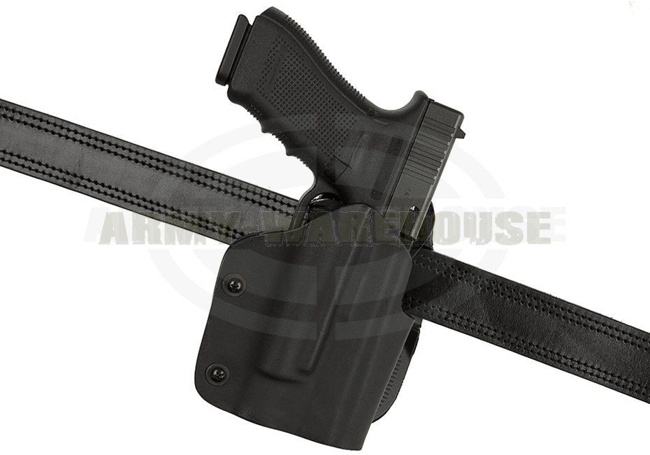 Open Top Kydex Holster für Glock 17 M3 / M6 Paddle - schwarz (black)