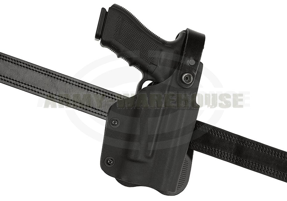 Thumb-Break Kydex Holster für Glock 17 M3 / M6 Paddle - schwarz (black)