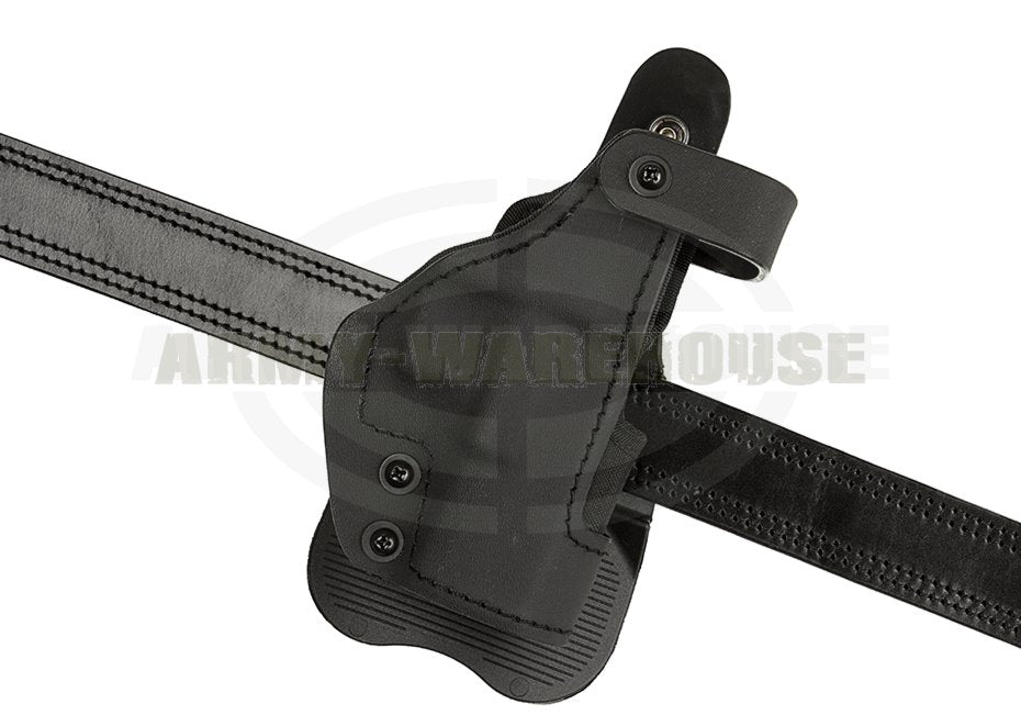 KNG Thumb-Spring Holster für Glock 19 Paddle - schwarz (black)