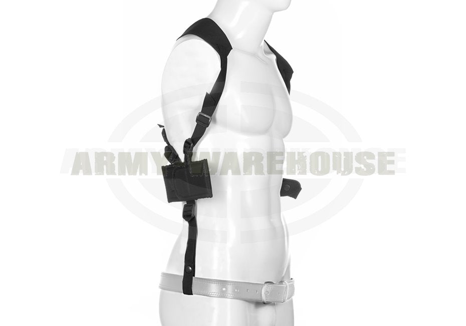 Fast-Draw Soulder Holster Double Mag - schwarz (black)