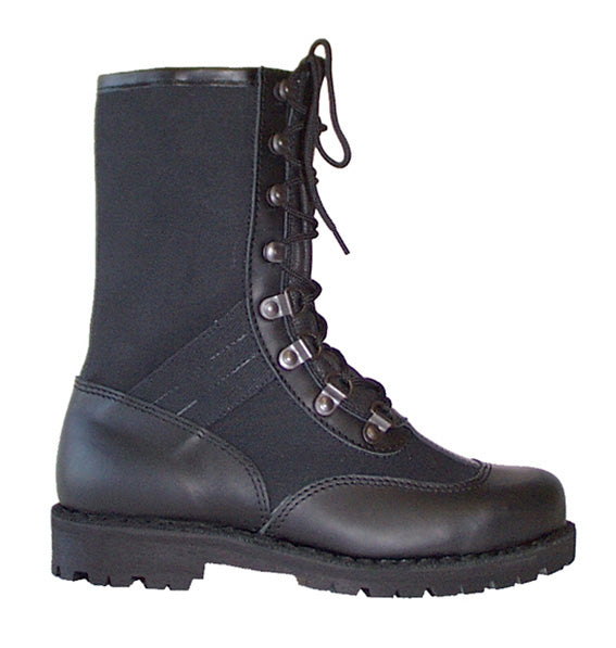 Bundesheer Segeltuchschuhe, Segeltuchstiefel, Leinenstiefel schwarz