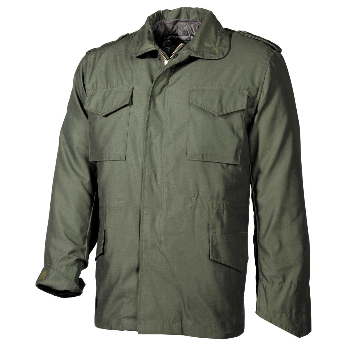 US Feldjacke M65, oliv, m. auskn. Steppfutter, Mod.