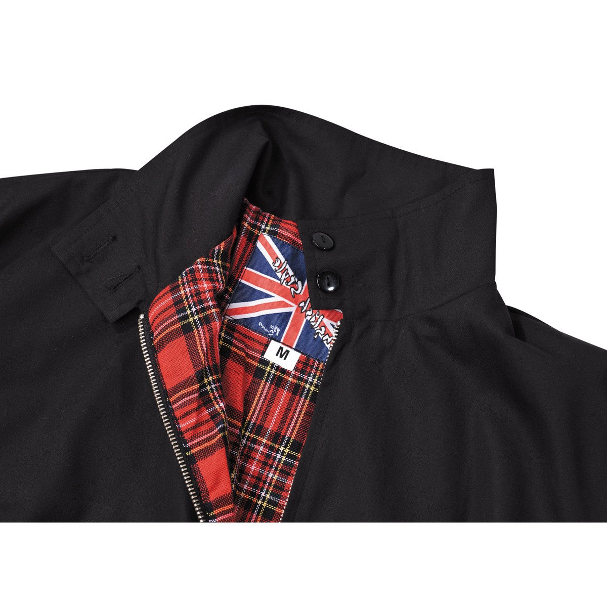 English Style Jacke, schwarz