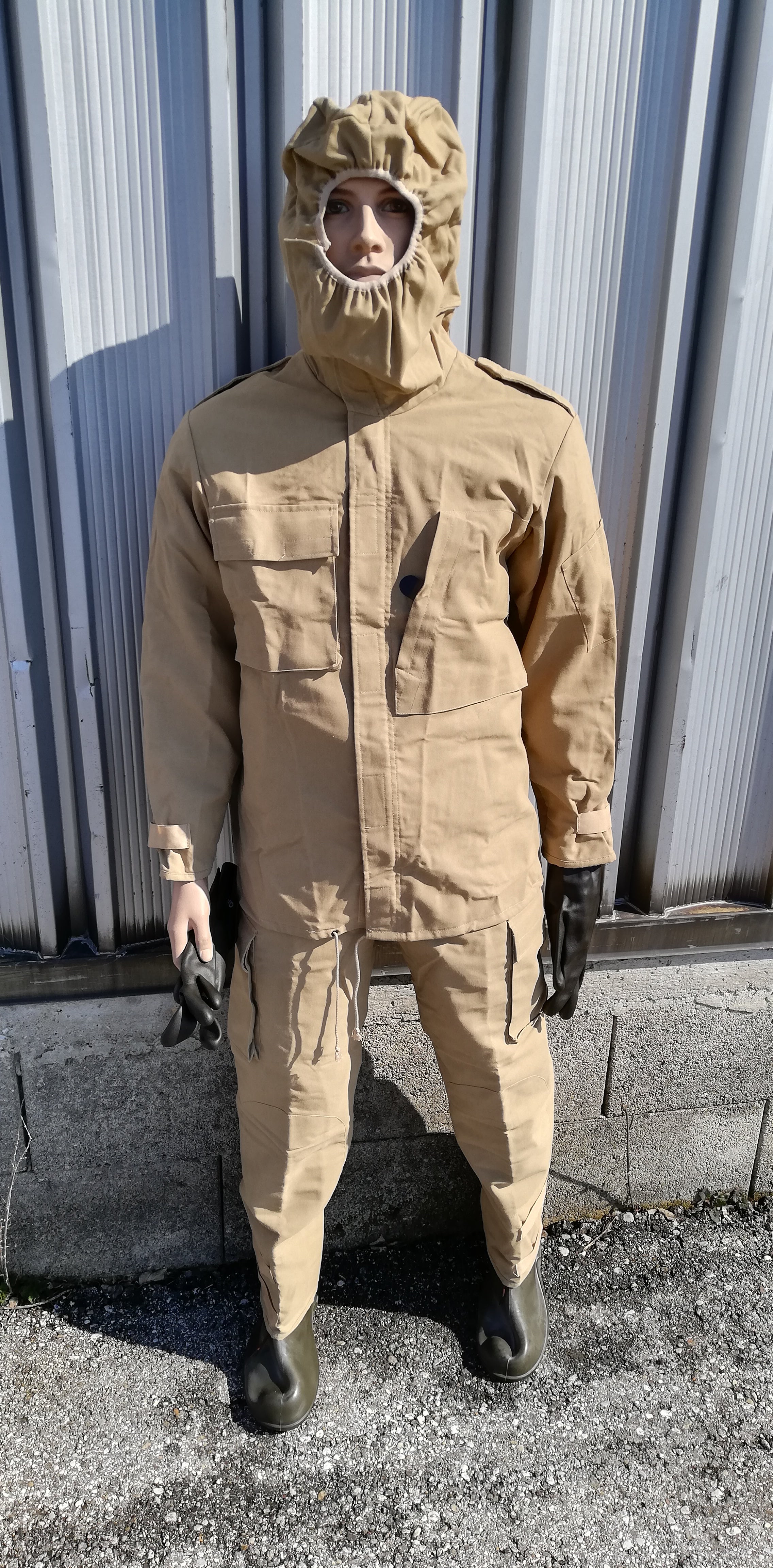Safeguard ABC Schutzanzug khaki (beige) neuwertig