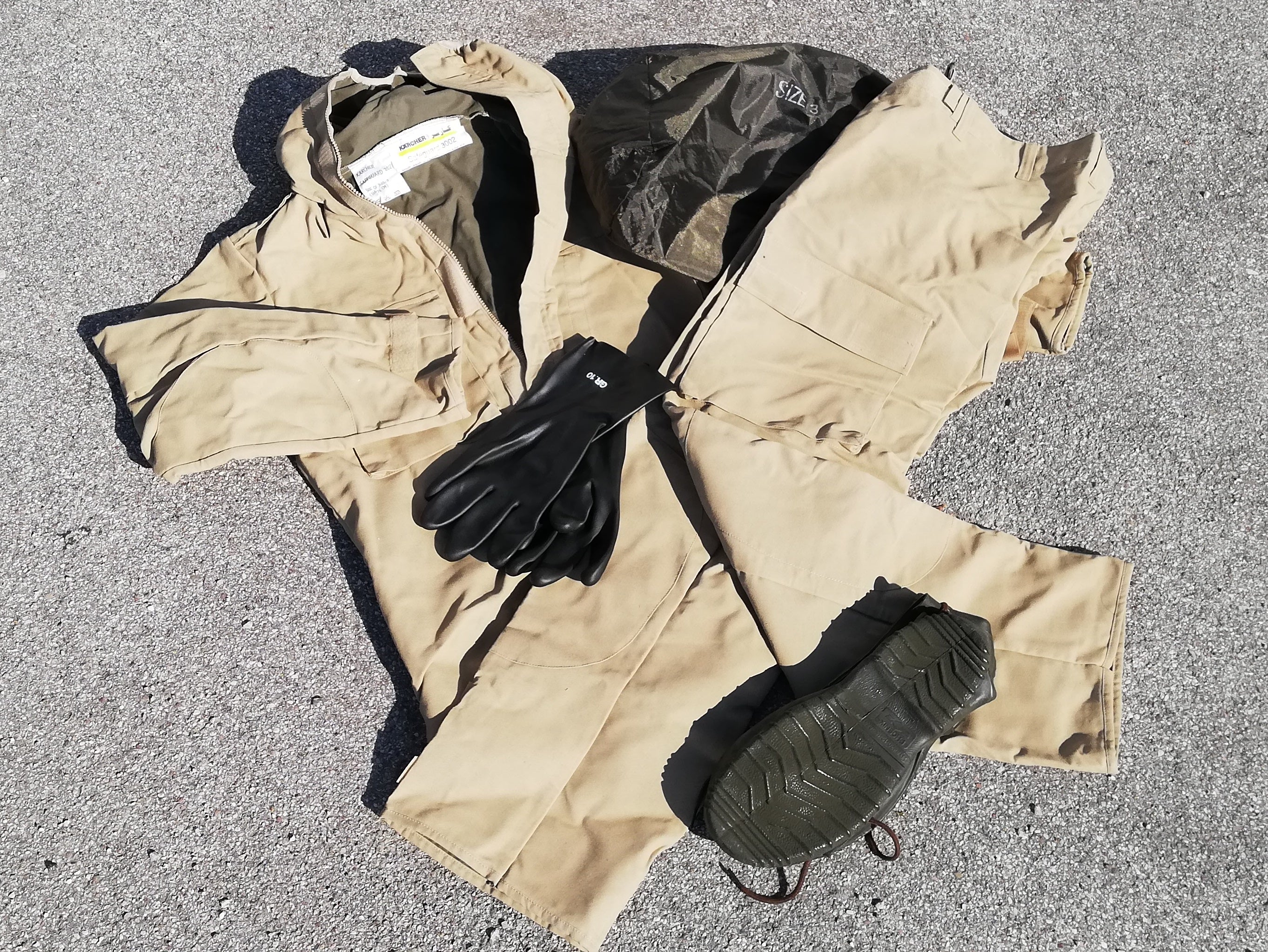 Safeguard ABC Schutzanzug khaki (beige) neuwertig