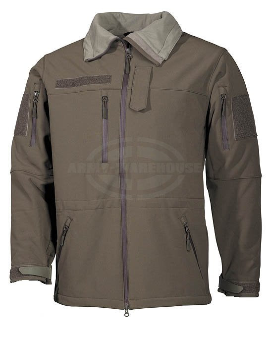 Bundesheer Softshell Jacke "High Defence", oliv