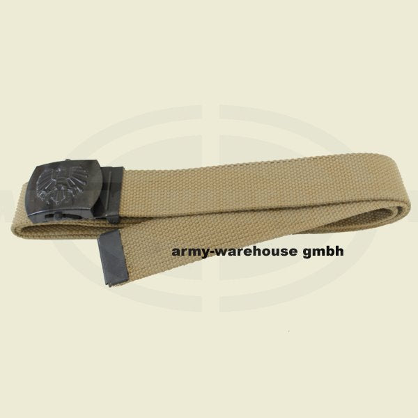Bundesheer Hosengürtel Tschad, beige, khaki, neu, Mod. 2