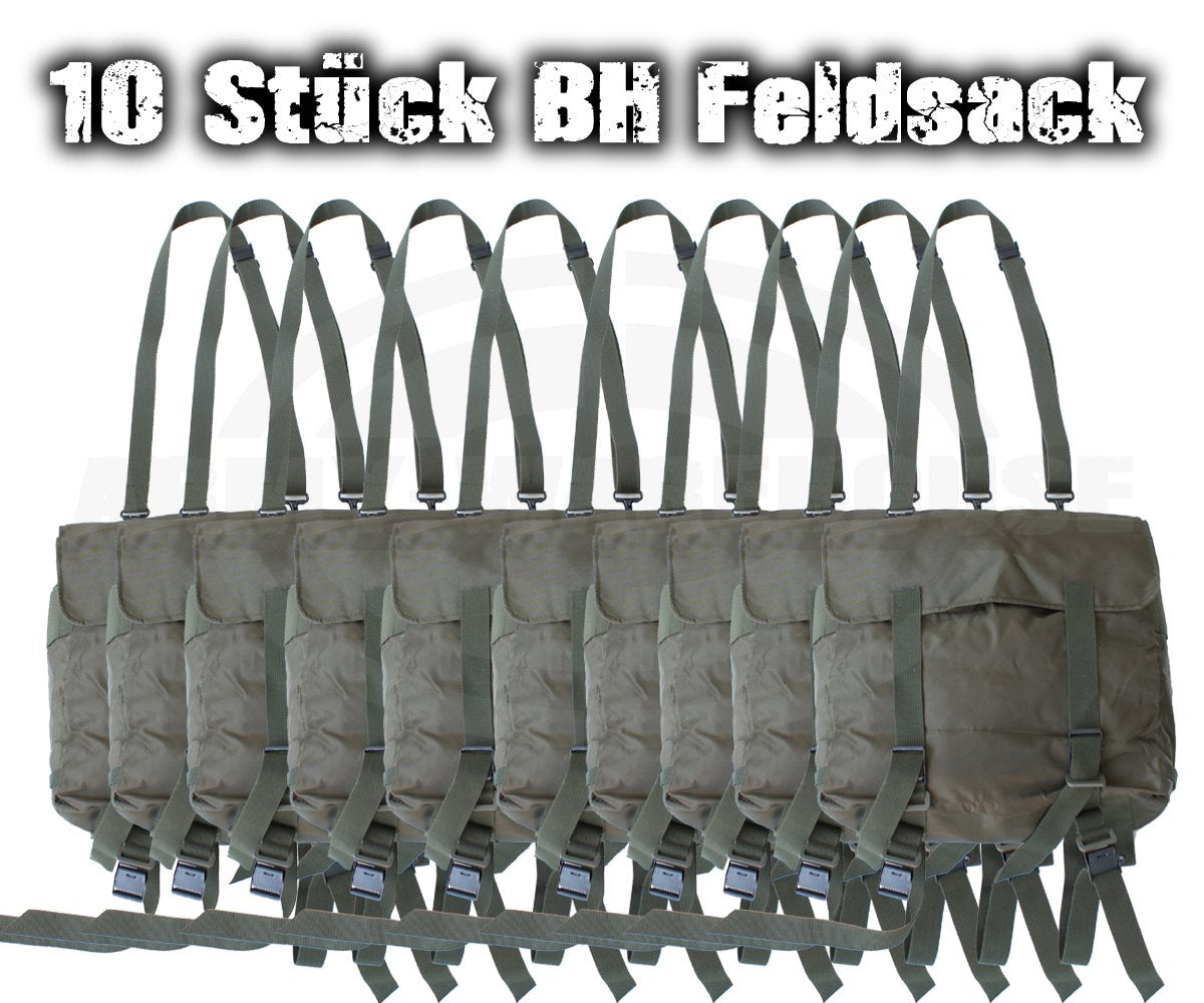 Bundesheer 10 Stück Feldsack mit Riemen ÖBH neu