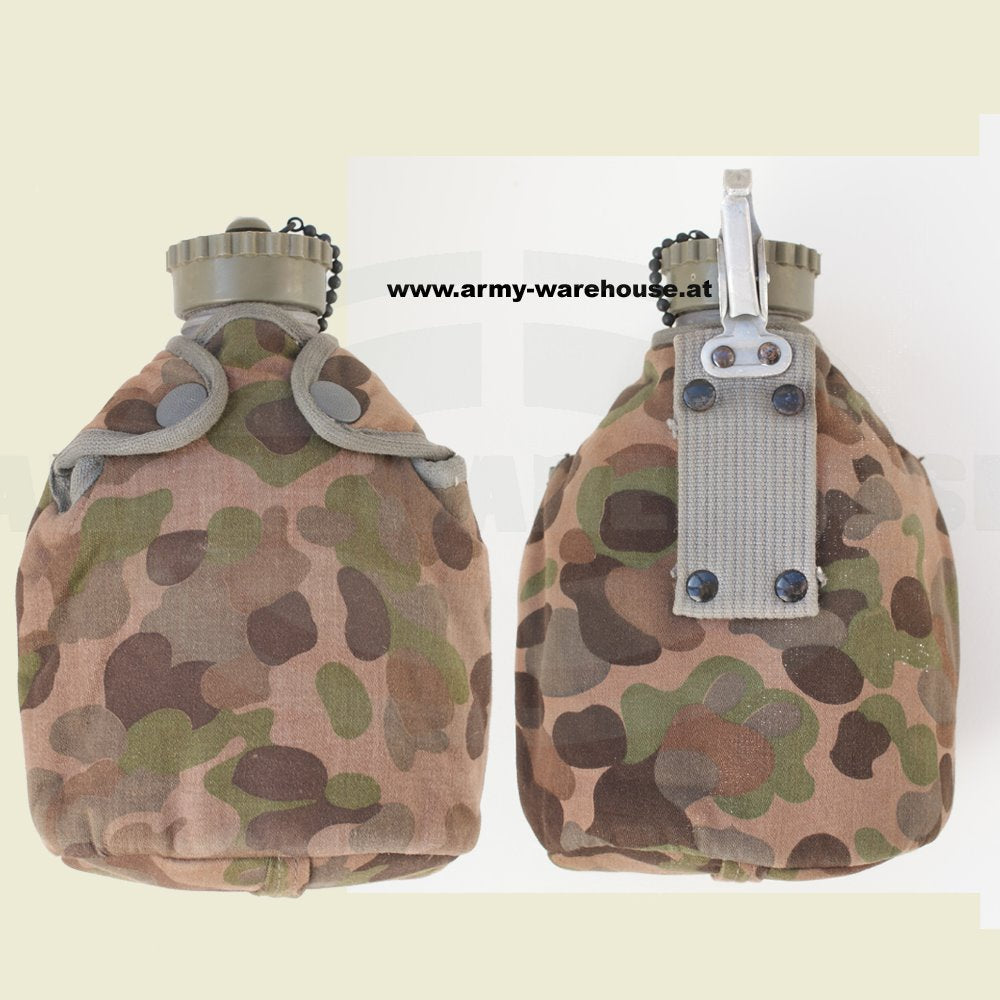 Bundesheer K4 tarn Hülle mit ALU-Feldflasche, gebraucht